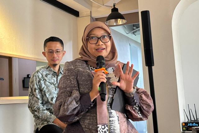 Direktur Konstruksi MRT Jakarta, Weni Maulina di Wisma Nusantara, Kamis (17/7/2025). Foto: Ave Airiza Gunanto/kumparan