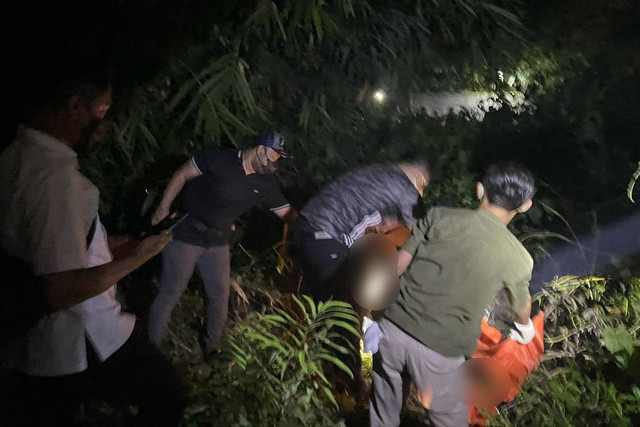 Penemuan mayat wanita dengan kondisi terborgol di Cisauk, Tangerang. Foto: Dok. Istimewa