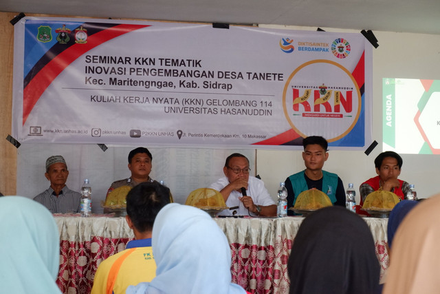 Mahasiswa KKN 114 Unhas Gelar Seminar Proker untuk Dorong Kemajuan Desa Tanete