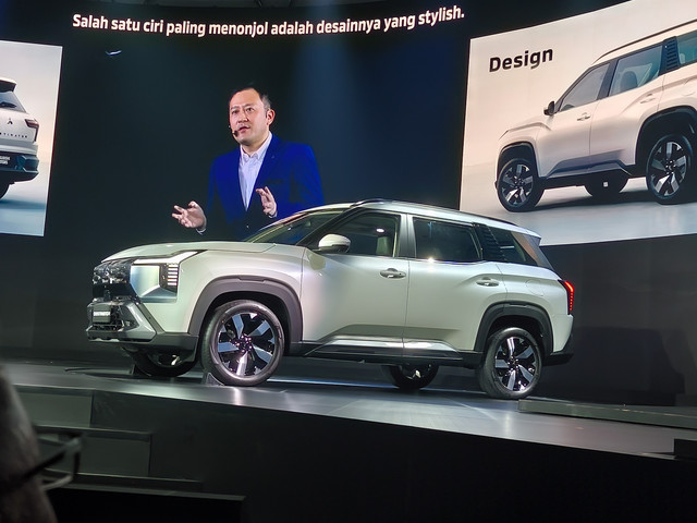 All New Mitsubishi Destinator resmi debut global di Indonesia, Kamis (17/6/2025). Foto: Sena Pratama/kumparan