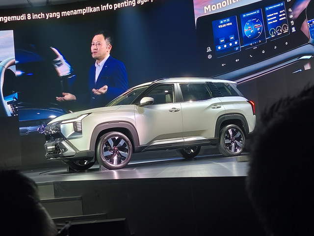 All New Mitsubishi Destinator resmi debut global di Indonesia, Kamis (17/6/2025). Foto: Sena Pratama/kumparan