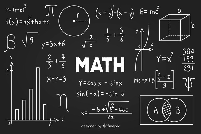 Ilustrasi matematika. Sumber: freepik.com