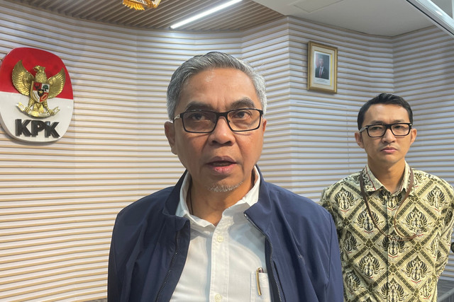 Ketua KPK Setyo Budiyanto saat diwawancarai wartawan di Gedung Merah Putih KPK, Jakarta, Kamis (17/7/2025). Foto: Fadhil Pramudya/kumparan