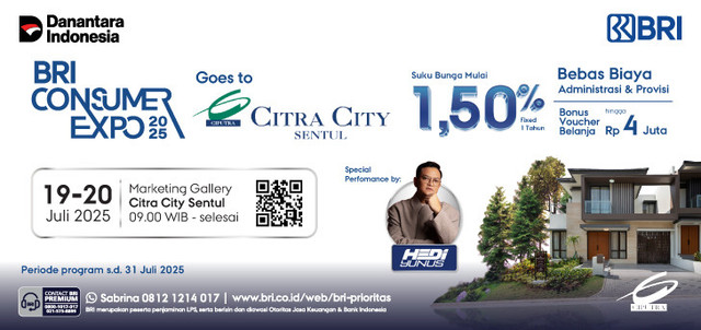 Pameran rumah, otomotif, dan promo menarik di BRI Consumer Expo 2025 - BRI. Foto: Dok. BRI