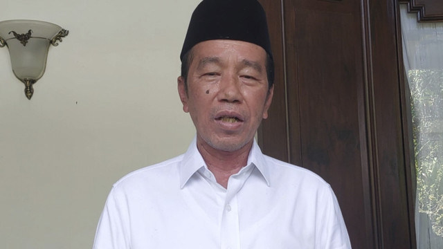 Presiden ketujuh Joko Widodo saat ditemui di Solo, Jawa Tengah, Jumat (18/7/2025). Foto: kumparan