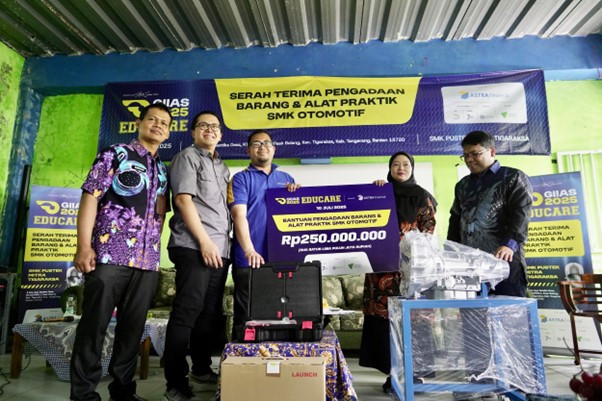 Bersama Dompet Dhuafa kembali mengemban amanah dari Program Corporate Social Responsibility (CSR) kolaborasi antara GAIKINDO Indonesia International Auto Show (GIIAS) 2025 PT Astra International Tbk (Astra Financial). Bertajuk “GIIAS Educare Caring with Dompet Dhuafa 2025”, penyaluran program tersebut dilakukan pada hari Kamis (10/07/2025) di SMK Swasta Pustek Mitra Tigaraksa, Kab. Tangerang. 