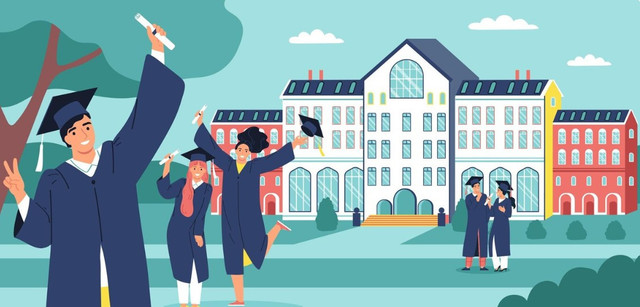 Ilustrasi Perguruan Tinggi. Sumber: freepik.com