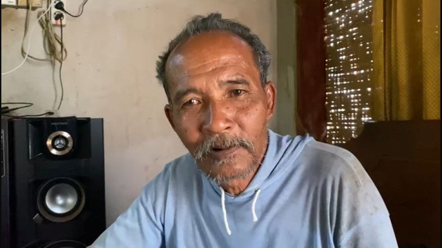 Kakek korban bully di Blitar, Karlan. Foto: kumparan