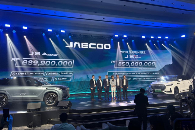 Peluncuran Jaecoo J8 ARDIS dan Jaecoo J8 ARDIS SHS. Foto: Fitra Andrianto/kumparan