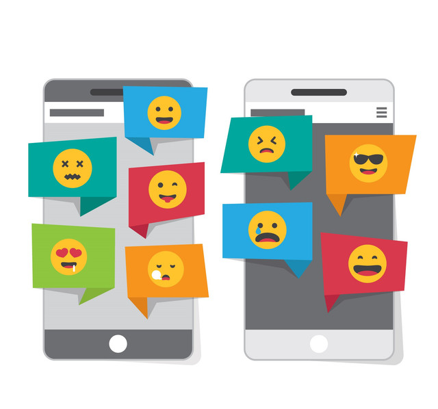 Ilustrasi Emoji dalam Chat. (Sumber: https://www.freepik.com)