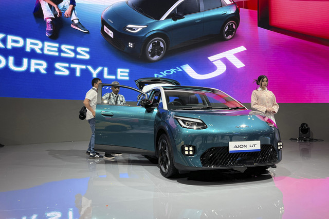 Peluncuran AION UT di GIIAS 2025. Foto: Fitra Andrianto/kumparan