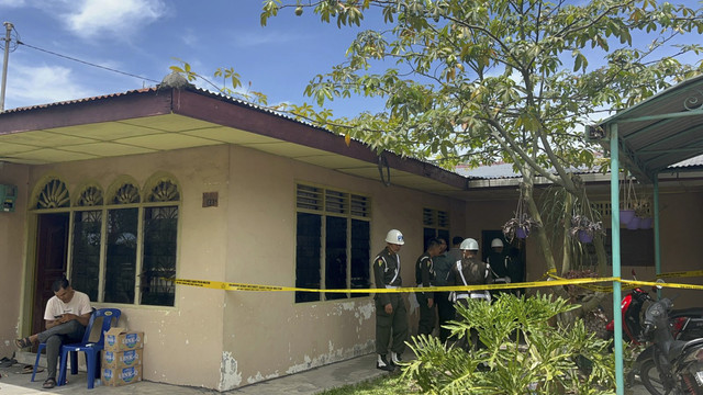 Lokasi oknum TNI di Deli Serdang, Sumut, bunuh istrinya.  Foto: Tri Vosa Fabiola Ginting/kumparan