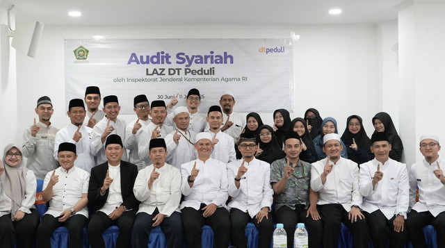DT Peduli Jalani Audit Syariah yang diselenggarakan Inspektorat Jenderal Kementerian Agama (Sumber : DT Peduli)