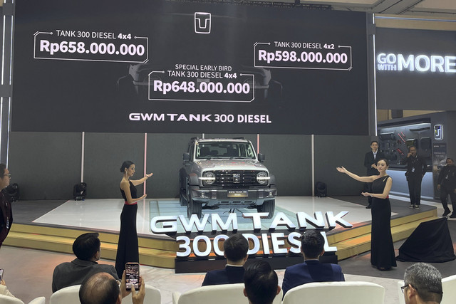 Peluncuran Tank 300 Diesel Turbo di GIIAS 2025. Foto: Fitra Andrianto/kumparan