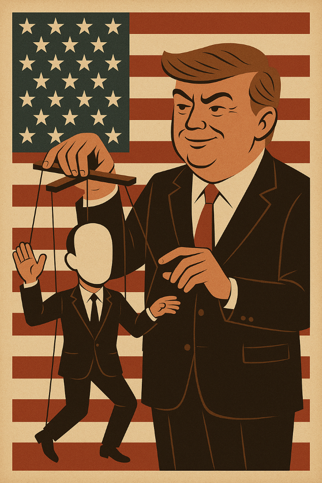 Seseorang sedang memainkan boneka (Sumber: Ilustrasi yang dihasilkan oleh aplikasi kecerdasan buatan generatif).