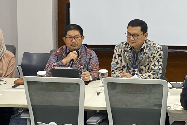 Direktur Eksekutif Kepala Departemen Pengelolaan Moneter dan Aset Sekuritas BI, Erwin Gunawan Hutapea dalam Taklimat Media BI, di Jakarta, Kamis (24/7/2025). Foto: Muhammad Fhandra Hardiyon/kumparan
