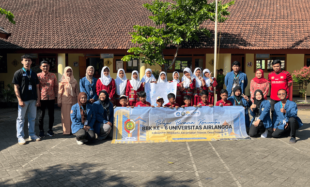Mahasiswa BBK 6 UNAIR Menggelar Program Kerja "Teman Bukan Lawan" di SDN Trawas 1 dan SDN Trawas 2 pada tanggal 23-24 Juli 2025