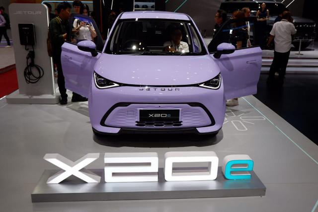 Mobil listrik Jetour X20e. Foto: Aditya Pratama Niagara/kumparan