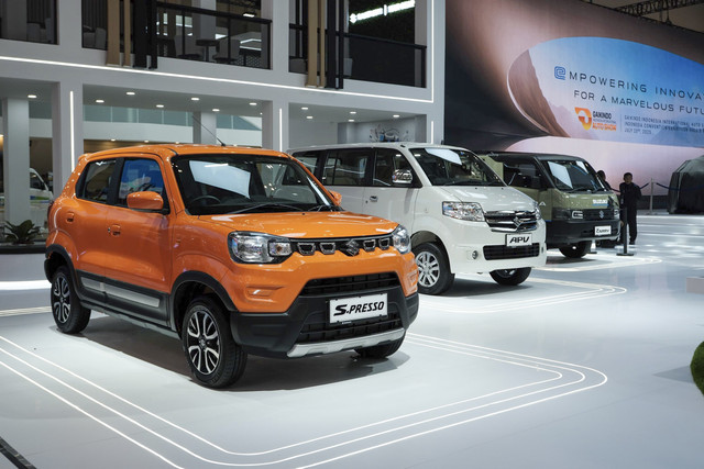 Ragam jajaran model Suzuki di GIIAS 2025. Foto: Sena Pratama/kumparan