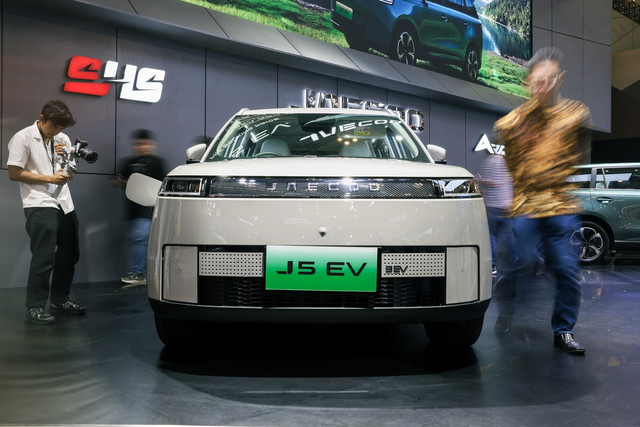 Harga mobil listrik Jaecoo J5 EV resmi meluncur. Foto: Jaecoo