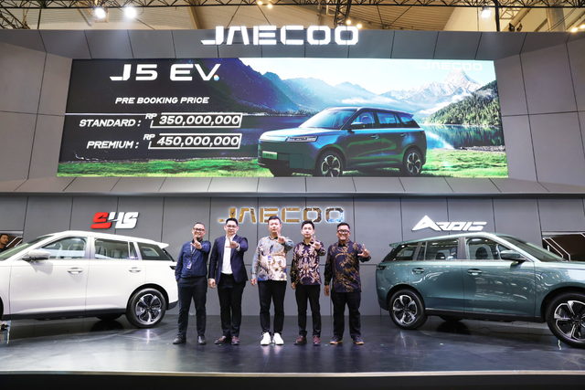 Harga mobil listrik Jaecoo J5 EV resmi meluncur. Foto: Jaecoo