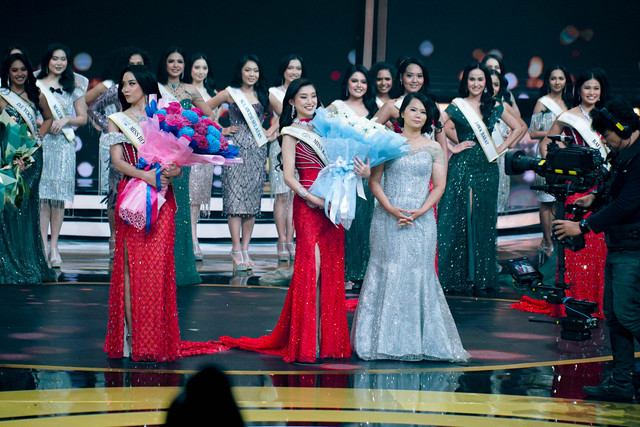 Momen Zefanya Sharon dinobatkan sebagai Miss Kulit Glowing pada ajang Miss Indonesia 2025. Foto: WINGS Group