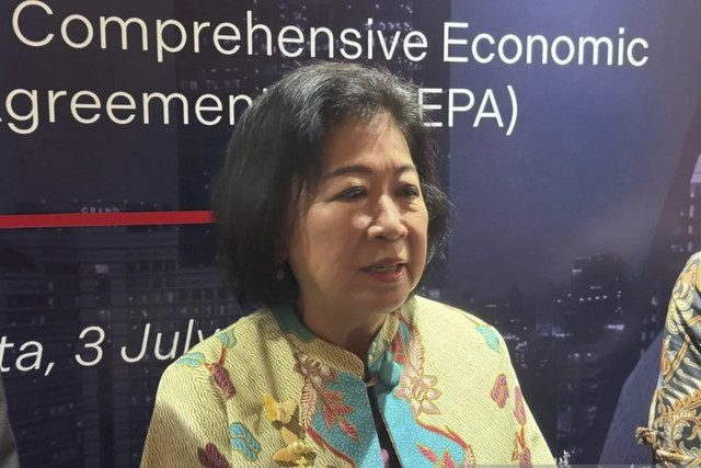 Penasihat Khusus Presiden untuk Perdagangan Internasional dan Kerjasama Multilateral Mari Elka Pangestu. Foto: Cindy Frishanti Octavia/ANTARA