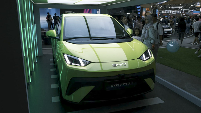 BYD Atto 1 di GIIAS 2025. Foto: Fitra Andrianto/kumparan