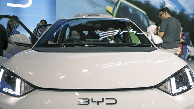 BYD Atto 1 di GIIAS 2025. Foto: Fitra Andrianto/kumparan