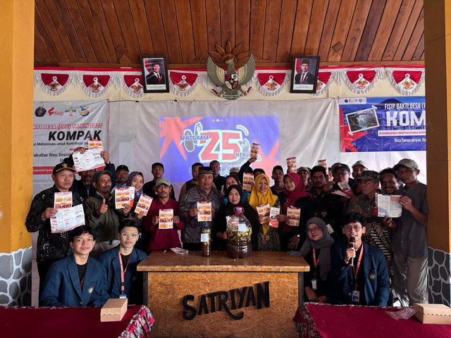 Sosialisasi Eco Enzyme di Balai Desa Tamansatriyan (12/07/2025)