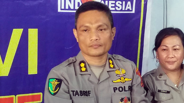 Kabid Dokkes Polda Sulawesi Utara, AKBP dr Tasrif.