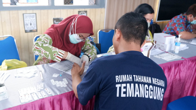 Rutan Temanggung Kembali Gelar VCT Mobile HIV/AIDS dan Skrining TBC bagi WBP