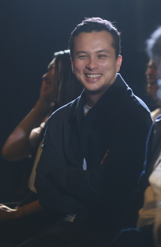 Aktor Nicholas Saputra saat konferensi pers official poster film Siapa Dia di Grand Indonesia, Jakarta, Selasa, (29/7/2025). Foto: Agus Apriyanto