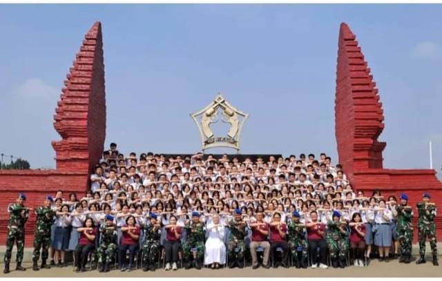 Pelatihan Karakter SMA Trinitas Bandung di Pusdikpom Cimahi, (17-18 Juli 2025)