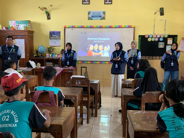 KKN UIN Walisongo Gelar Sosialisasi Moderasi Beragama di Tiga Sekolah Mlilir