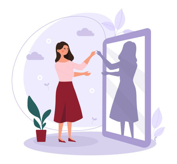 Ilustrasi orang berbicara pada diri sendiri melalui cermin (sumbber: pixabay.com)