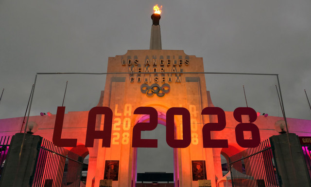 Los Angeles kembali menjadi tuan rumah Olimpiade setelah 1928. Foto: Richard Vogel/AP