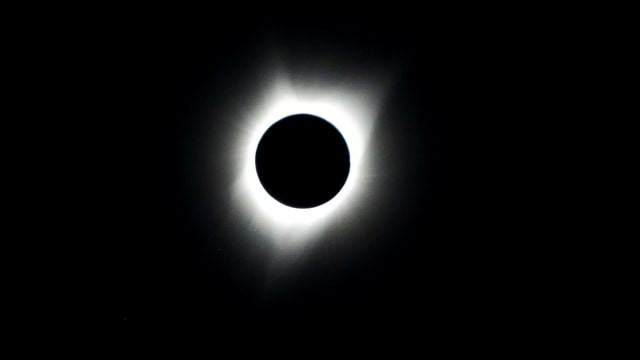Gerhana Matahari Total. Foto: REUTERS/Jason Redmond