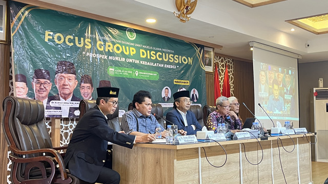Forum Group Discussion (FGD) Prospek Nuklir untuk Kedaulatan Energi Majelis Ulama Indonesia (MUI), Kamis (31/7/2025). Foto: Fariza Rizky Ananda/kumparan