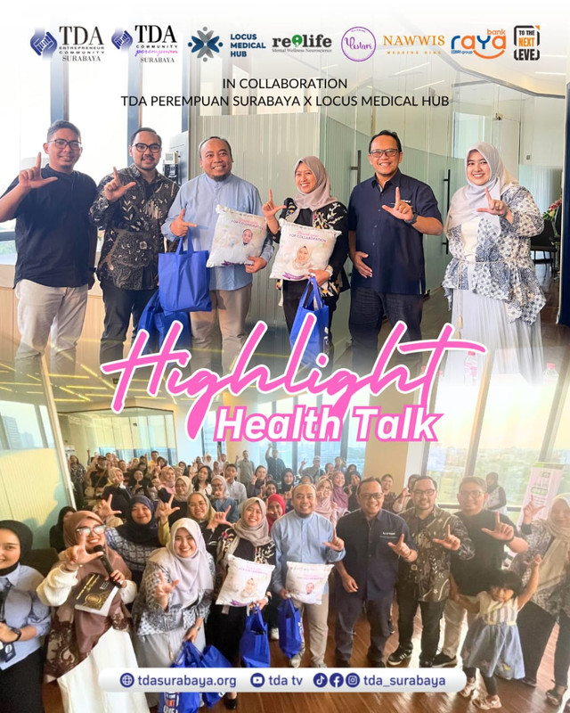 TDA Perempuan Surabaya dan Locus Medical Hub Bahas Pemulihan Luka Psikologis