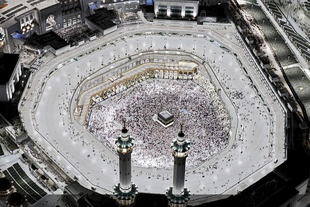 Ilustrasi kampung haji Indonesia (KHI) di sekitaran Masjidil Haram. Foto: Kumparan