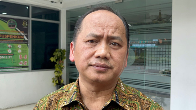 Kapuspenkum Kejaksaan Agung, Anang Supriatna, saat ditemui di kejagung, Jumat (1/8). Foto: Rayyan Farhansyah/kumparan