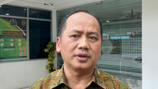 Kapuspenkum Kejaksaan Agung, Anang Supriatna, saat ditemui di kejagung, Jumat (1/8). Foto: Rayyan Farhansyah/kumparan