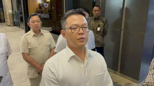 Menteri Luar Negeri Sugiono di Kantor Kementerian Hukum, Jumat (1/8/2025). Foto: Rayyan Farhansyah/kumparan