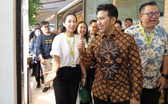 Wakil gubernur Jatim Emil Dardak usai membuka gelaran IdeaFest Surabaya 2025. Foto: Masruroh/Basra