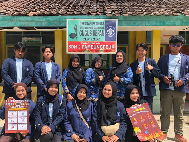 KKN IPB Edukasi Mitigasi Bencana Dan Anti-Bullying Untuk Siswa SDN Pameungpeuk