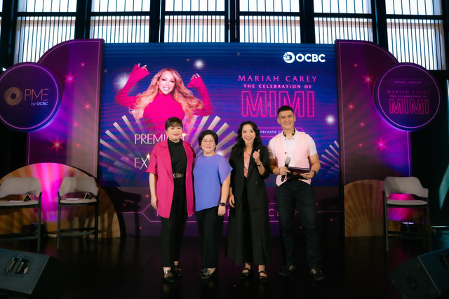 OCBC akan gelar konser privat Mariah Carey pada 3 Oktober 2025. Foto: Dok. OCBC