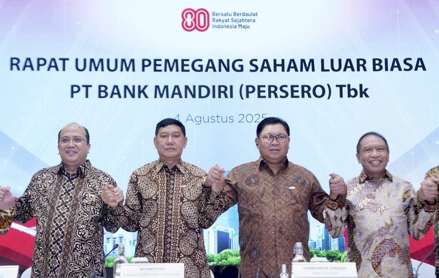 RUPSLB Bank Mandiri pada Senin, 4 Agustus 2025. Foto: Bank Mandiri