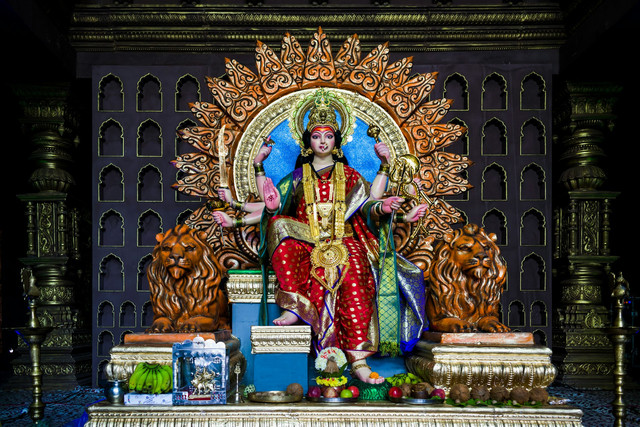 Kuil Hindu di Jakarta. Foto kuil hanya sebagai ilustrasi, bukan tempat sebenarnya. Sumber foto: Unsplash-Sonika Agarwal