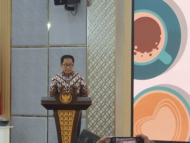 Wakil Menteri Perindustrian Faisol Riza di Kantor Kemenperin, Jakarta Selatan pada Senin (4/8/2025). Foto: Argya D. Maheswara/kumparan